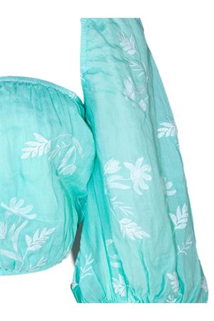 Top corto in ramie colore verde acqua PHO FIRENZE | 4323179PRIMULAMENTA